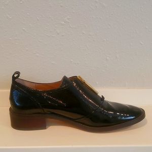Patent leather Oxfords